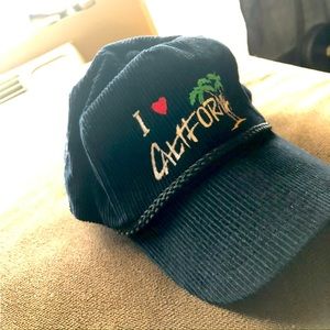 90s Corduroy Black Y2K SnapBack